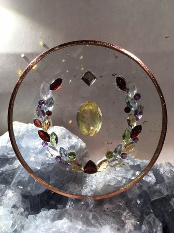 Abundance Disc - Increase the flow of love, prosperity, and wealth into your life.. Helps to remove your abundance blocks