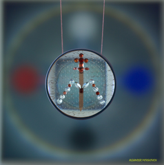 ArchAngel Michael Disc - Protects Against Psychic Attacks, Activates Throat and Base Charka, Assists n Communication, Offers Healing and Protection, Gives Courage and Strength to Face Any Challenge