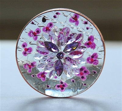 Saint Germain Violet Flame Disc - Opens 7th Charka, Assists Crown Chakra & Third Eye, Transmutes Negative Energy, Assists in Raising Vibration, Opens the Door to Higher Realms, Amplifies Communication with Guides
