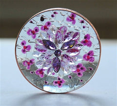 Saint Germain Violet Flame Disc - Opens 7th Charka, Assists Crown Chakra & Third Eye, Transmutes Negative Energy, Assists in Raising Vibration, Opens the Door to Higher Realms, Amplifies Communication with Guides